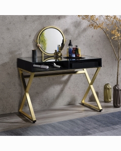 Coleen Vanity Desk W/Mirror & Jewelry Tray