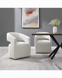 Libni Arm Chair w/Casters