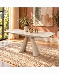 Cassian Dining Table w/Ceramic Top