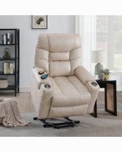 Nairi Power Recliner w/Lift, Heating & Massage