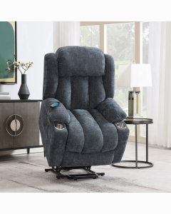 Omarion Power Recliner w/Lift, Heating & Massage