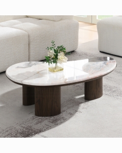Hanale Coffee Table w/Natural Marble