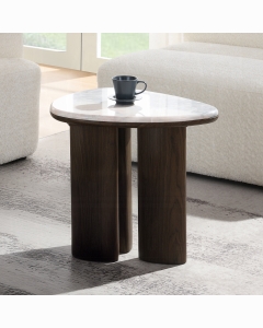 Hanale End Table w/Natural Marble
