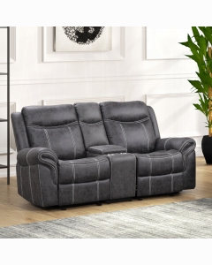 Zubaida Power Glider Motion Loveseat w/USB