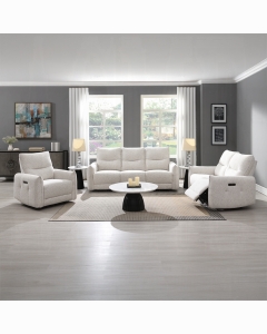 Lalisa Power Motion Loveseat w/USB Port