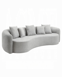 Barasa Oversized Compressed Sofa w/5 Pillows
