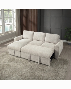 Nuriel Reversible Sectional Sofa w/Sleeper & Storage