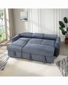 Nuriel Reversible Sectional Sofa w/Sleeper & Storage 