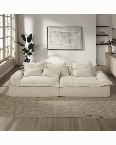 Jesse Oversized Sofa w/6 Pillows