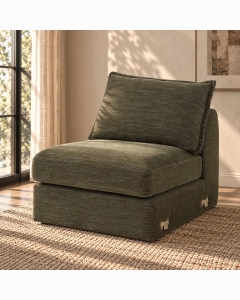 Leighton Modular - Armless Chair w/1 Pillow