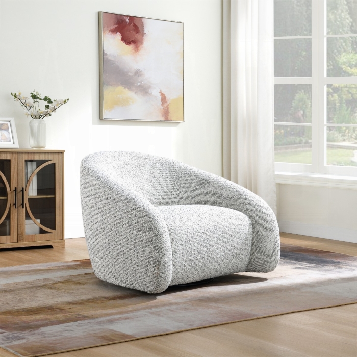 Zoey Accent Chair w/Swivel 