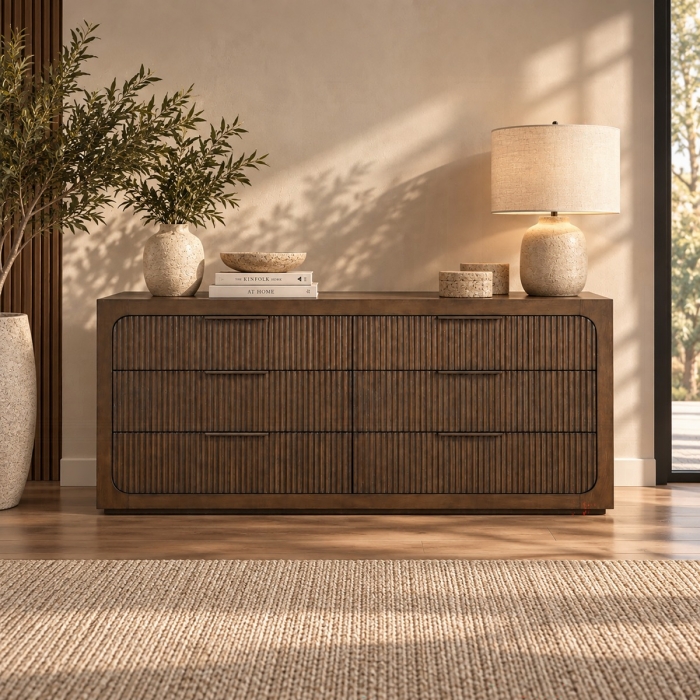 Leanna Dresser w/Wood Top