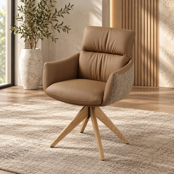 Branson Arm Chair W/Swivel (Set-2)