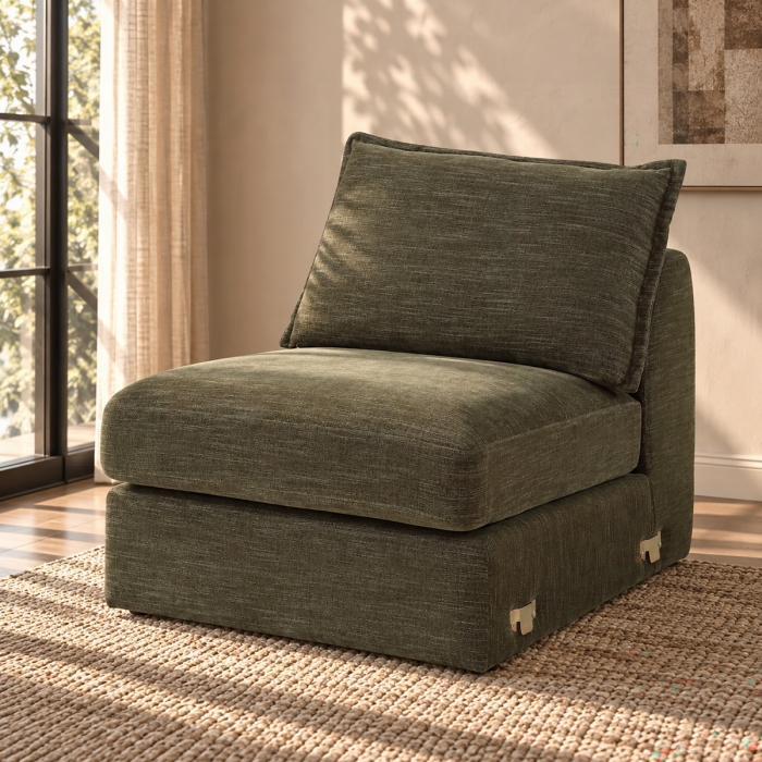 Leighton Modular - Armless Chair w/1 Pillow