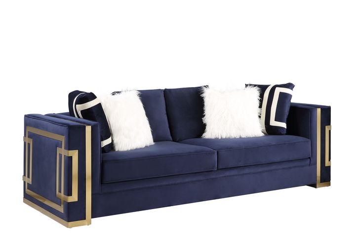 Virrux Sofa W/6 Pillows